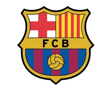FC Barcelone Logo Symbol Design Spain football Vector European Countries Football Teams Illustration