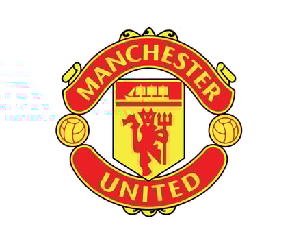 Manchester United Football Club Logo Symbol Design England football Vector European Countries Football Teams Illustration