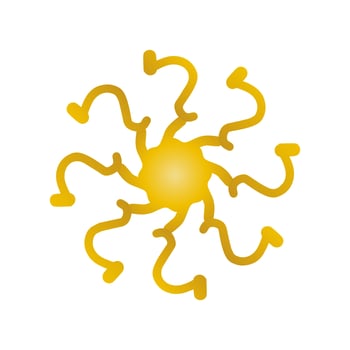 company logo with abstract shape vector
