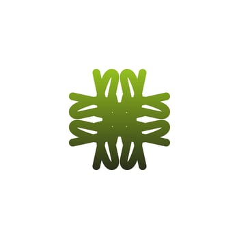 company logo with abstract shape vector