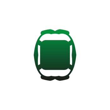 company logo with abstract shape vector