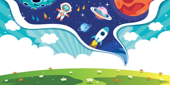 Abstract Concept Of Day And Night vector