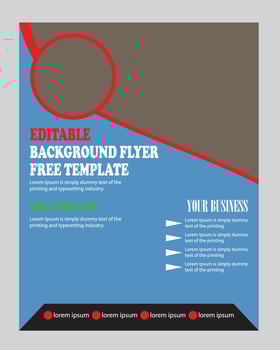 Travel flyer pamphlet brochure design,free vector