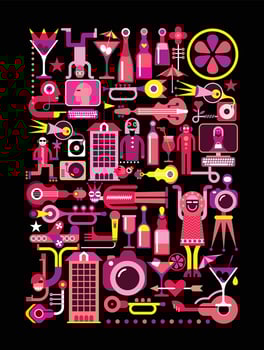 Night Club Party vector