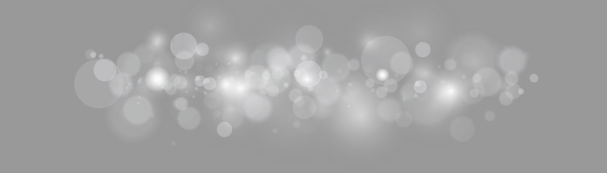 Light abstract glowing bokeh lights. Light bokeh effect isolated. Christmas background from shining dust. Christmas concept flare sparkle vector