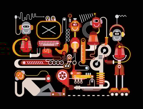 Future World Vector Illustration