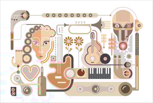 Modern Electronic Music vector