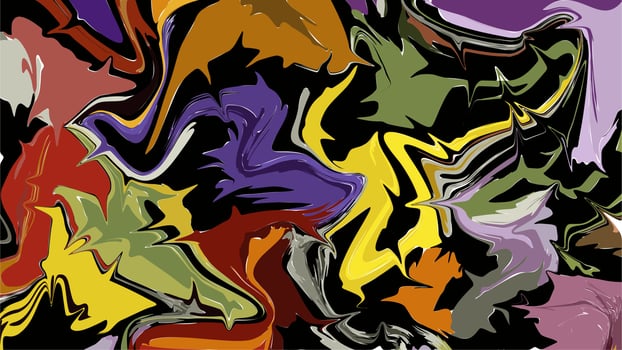 Abstract liquid fluid background modern wallpaper vector illustration