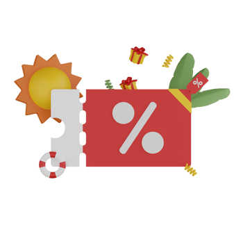 3D Isolated Sale Label png