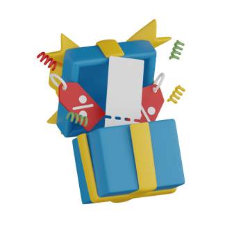 3D Isolated Shop Sale Icon png