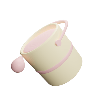 3d Render Icon Fill Color png