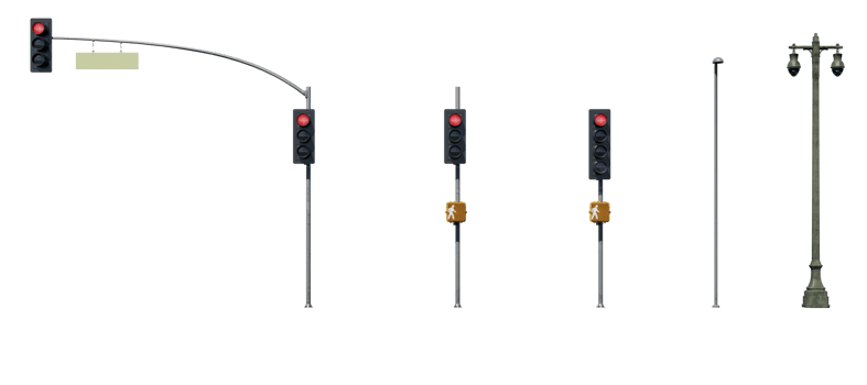 Street element with transparent background png