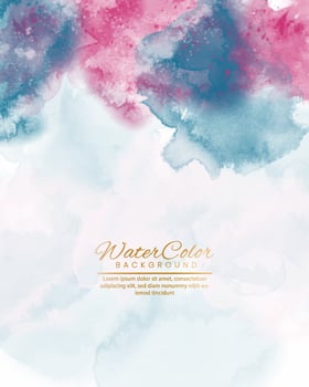 abstract watercolor textured background. Design for your date, postcard, banner, logo. vector