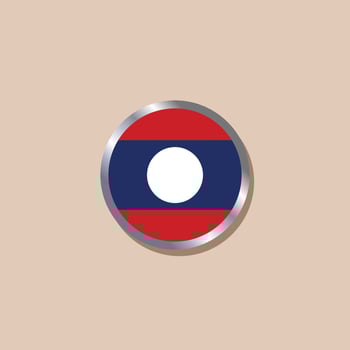 Illustration of Laos flag Template vector