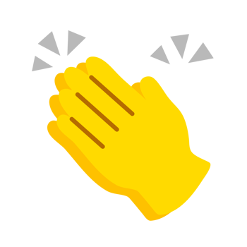 Yellow hand showing symbol PNG