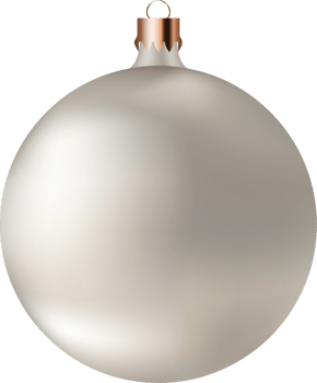 Realistic Christmas Ball png