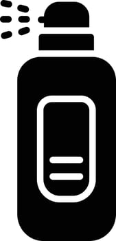 Body Spray Glyph Icon vector