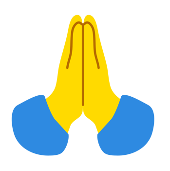 Yellow hand showing symbol PNG