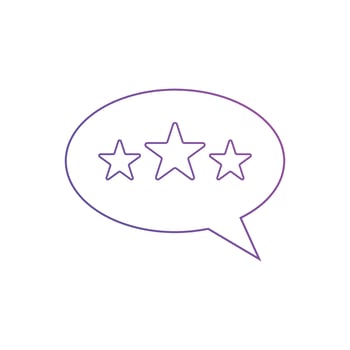 Feedback or Customer review icons Vector illustration. Customer 5 star review sign symbol for SEO, web and mobile apps