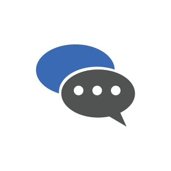 Online chat icons. Used for e-commerce, SEO and web design vector