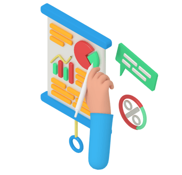 3d illustration business report presentation png