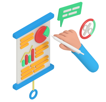 3d illustration business report presentation png