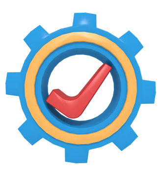 3d icon of checklist setting png