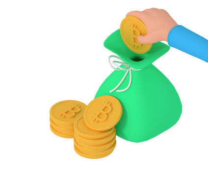 3d illustration of a coin pouch png