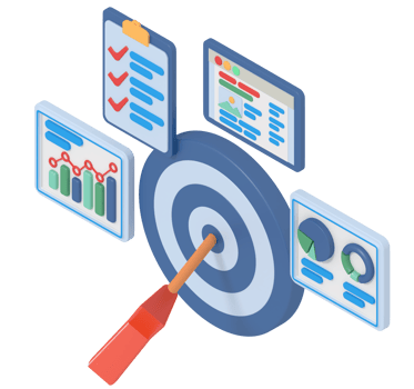 3d illustration of digital marketing business png