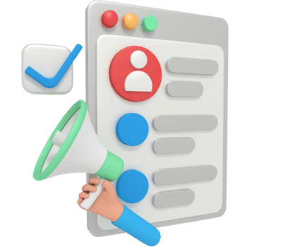 3d illustration of digital marketing in phone png