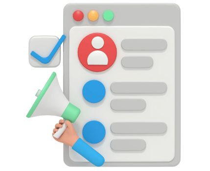 3d illustration of digital marketing in phone png