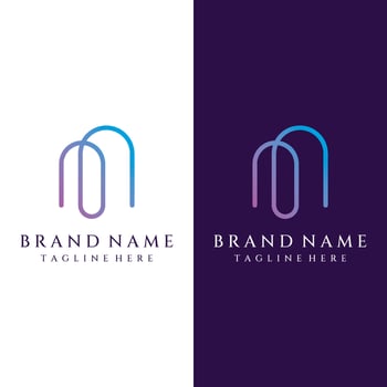 Abstract elements of arch line vector logo, for the construction of doors, windows, buildings and architecture. On a black and white isolated background.