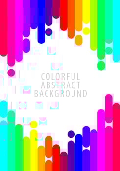 Rainbow Gradient Colorful Vertical Line Background vector