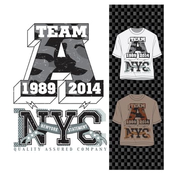 TEE Graphic T-shirt Design vector