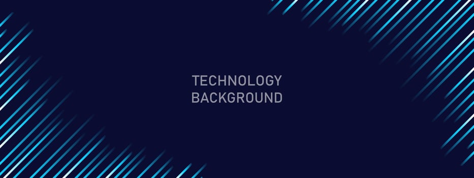 Technology background . Modern technology background design concept . Modern futuristic technology background . Blue hi tech background . Technology background with blue color vector
