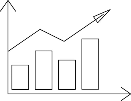 Infographics web icon. vector