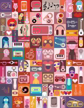 Clip Art Collage vector