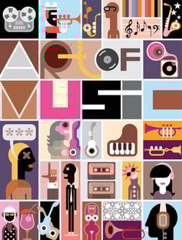 Art of Music vector