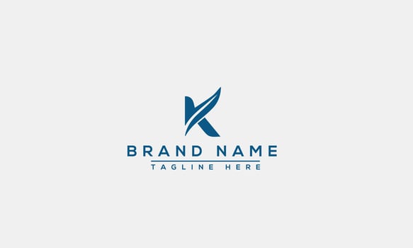 K Logo Design Template Vector Graphic Branding Element