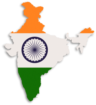 India flag cutout png