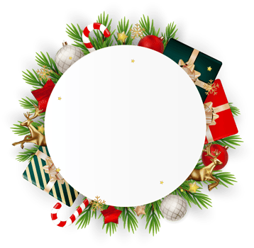 Christmas Empty Wreath png
