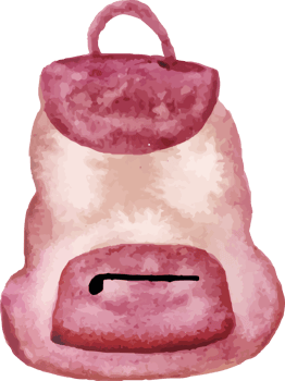 a pink bag with a handle on it png