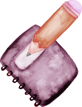 watercolor back to school elements png