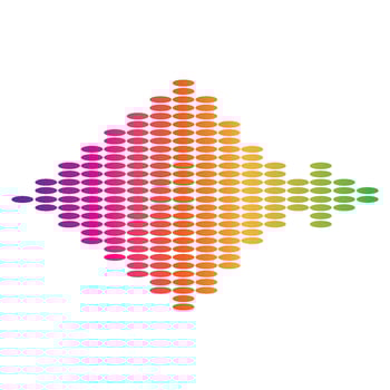 Audio technology  music sound waves vector icon illustration