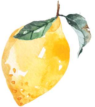 Fresh fruits sliced,lemons drawing with watercolor.Citrus fruits contain vitamin C.Yellow sour lime. png