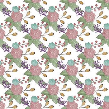Flowers pattern Watercolor Seamless png