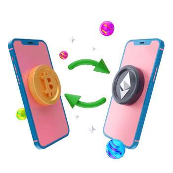 Cryptocurrency 3D Illustration png