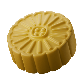 traditional asian chinese mooncake 3d illustration icon png