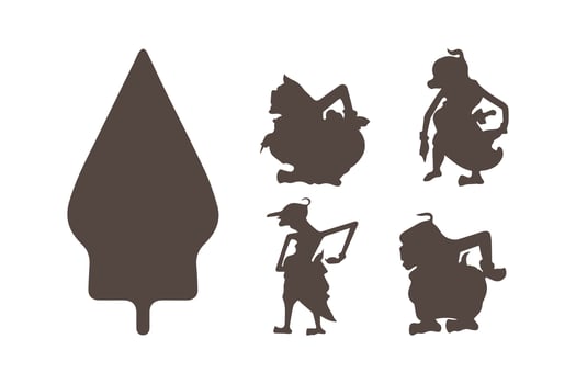 vector indonesia vector indonesia Wayang Silhouettes