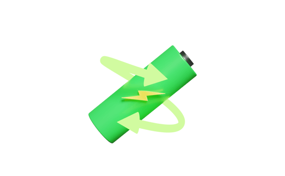 3d Battery charge indicator, charging battery technology png